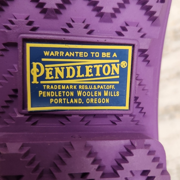 Pendleton Ankle Rain Boots Yosemite California National Park Blue Women's Size 6 - Picture 13 of 16